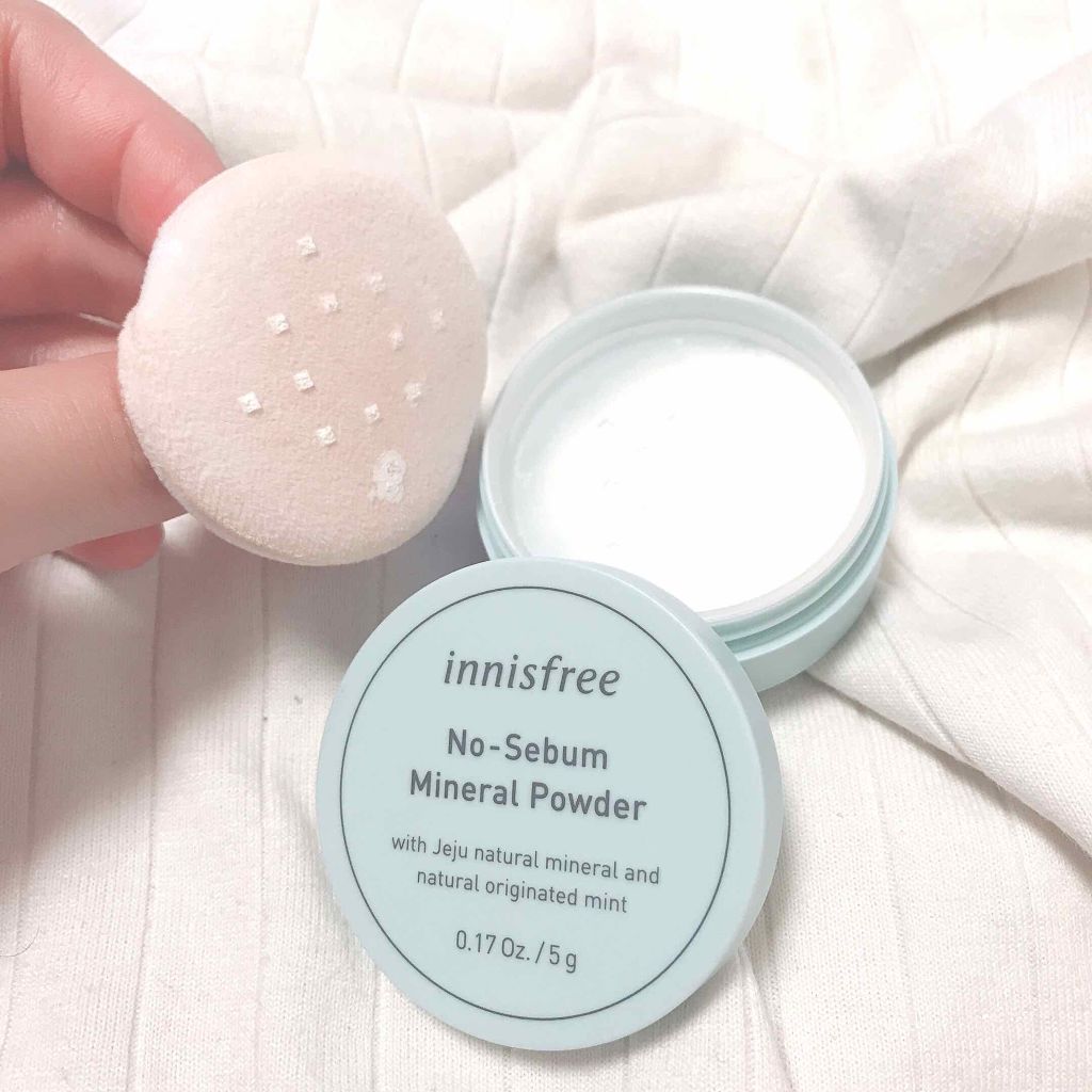 ノーセバム ミネラルパウダー/innisfree/ルースパウダーを使ったクチコミ(2枚目)
