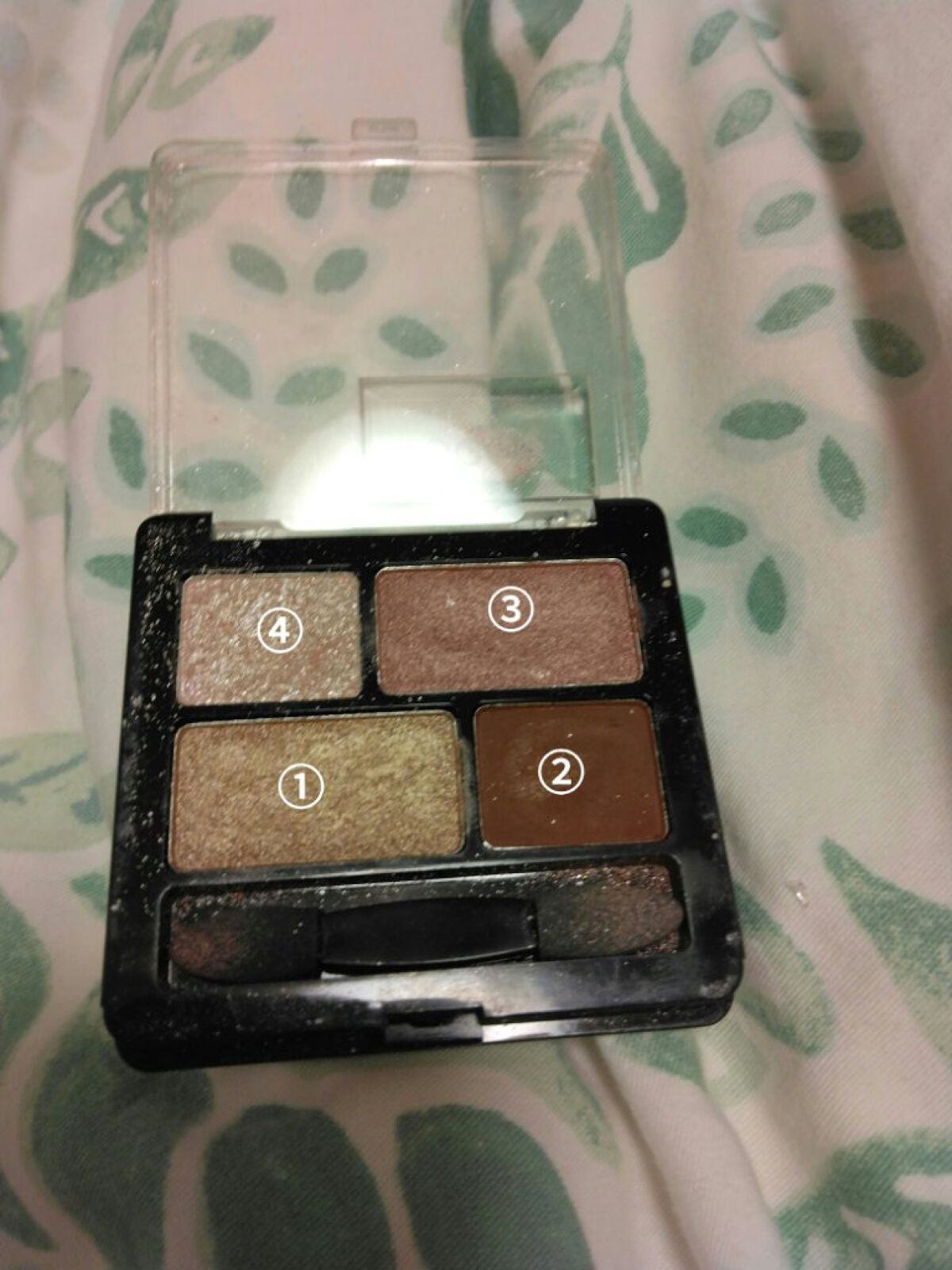 リラクシーアイシャドウ/GENE TOKYO/アイシャドウパレットを使ったクチコミ(2枚目)