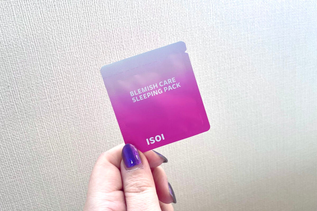 ブレミッシュケア スリーピングパック/ISOI/フェイスクリームを使ったクチコミ(1枚目)