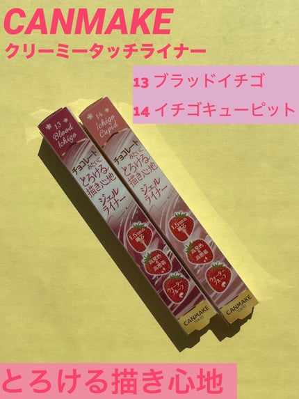 クリーミータッチライナー/キャンメイク/ジェルアイライナーを使ったクチコミ(1枚目)