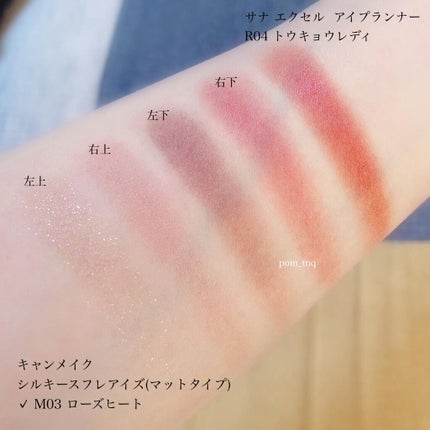 アイプランナー/excel/単色アイシャドウを使ったクチコミ(3枚目)