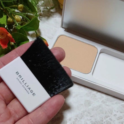 パウダリーファンデーション ソフトシャイニー/ブリリアージュ/パウダーファンデーションを使ったクチコミ(5枚目)