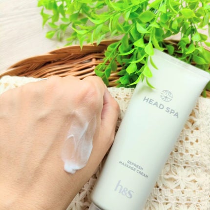 リフレッシュ マッサージクリーム/h&s/洗い流すヘアトリートメントを使ったクチコミ(4枚目)