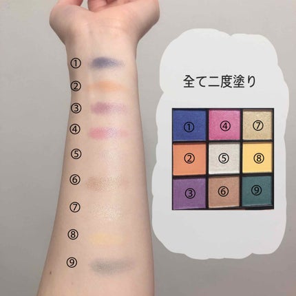 UR GLAM BLOOMING EYE COLOR PALETTE/U R GLAM/アイシャドウパレットを使ったクチコミ(3枚目)