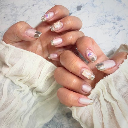 (と)りのコスメ🐔 on LIPS 「\ネイルチェンジ💅/最近10日に1度ネイルをかえています😐飽き..」(1枚目)