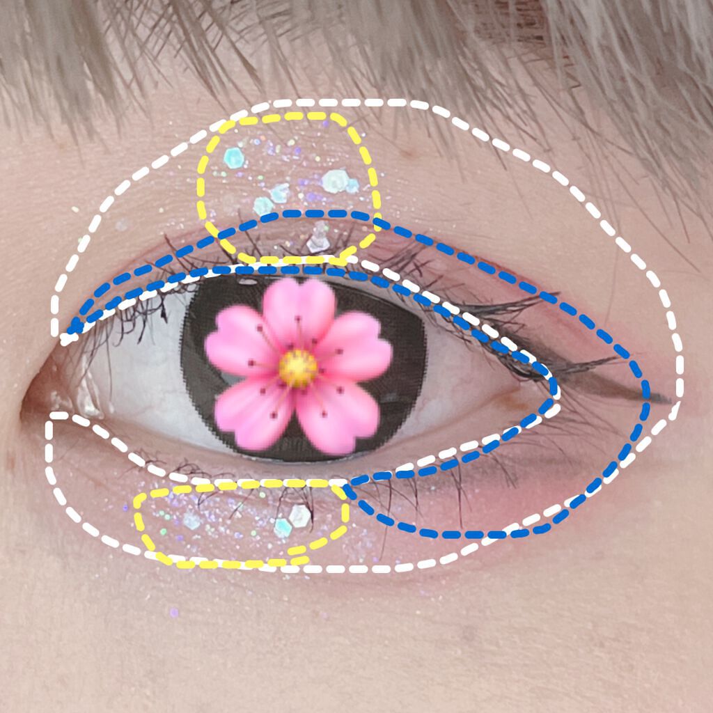 アイスパングルグリッター 5号 ミラーボールパーツ/HOLIKA HOLIKA/グリッターを使ったクチコミ（3枚目）