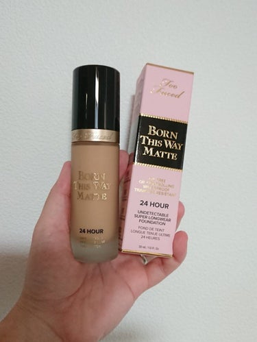 ボーン ディス ウェイ アンディテクタブル 24H マット ファンデーション/Too Faced/リキッドファンデーションを使ったクチコミ（1枚目）