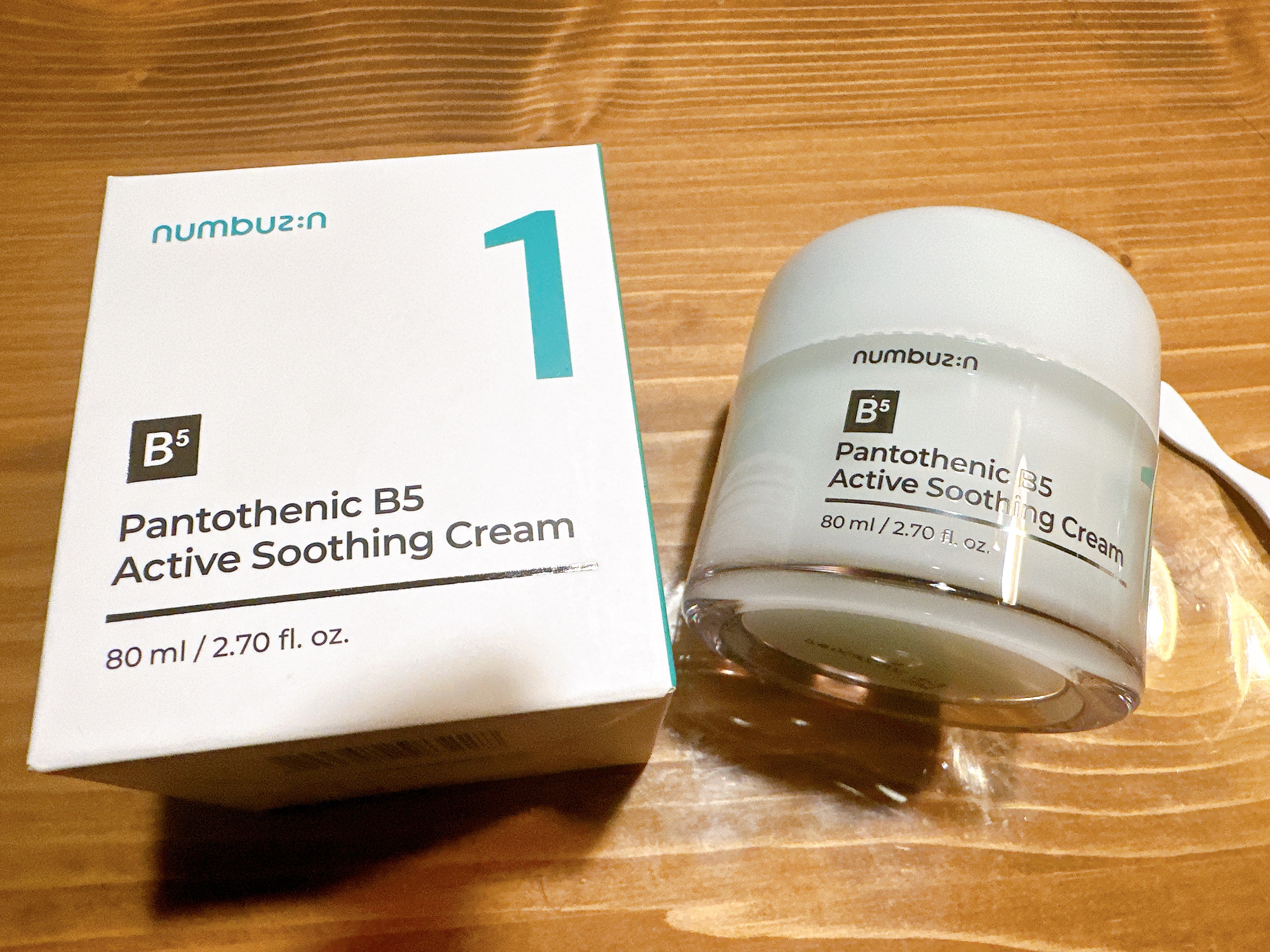 1番 塗るパントテン酸スージングクリーム/numbuzin/フェイスクリームを使ったクチコミ（1枚目）