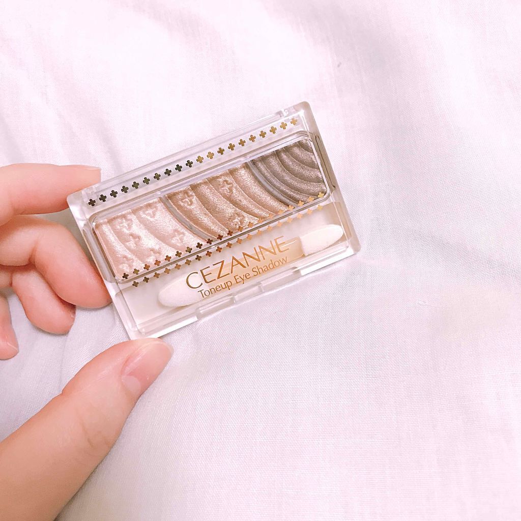 トーンアップアイシャドウ/CEZANNE/アイシャドウパレットを使ったクチコミ(1枚目)