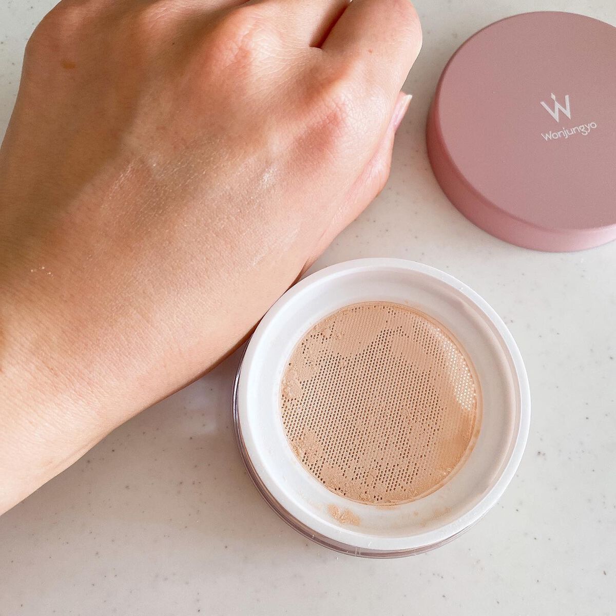 ウォンジョンヨ フィクシングブラーパウダー N/Wonjungyo/ルースパウダーを使ったクチコミ(3枚目)