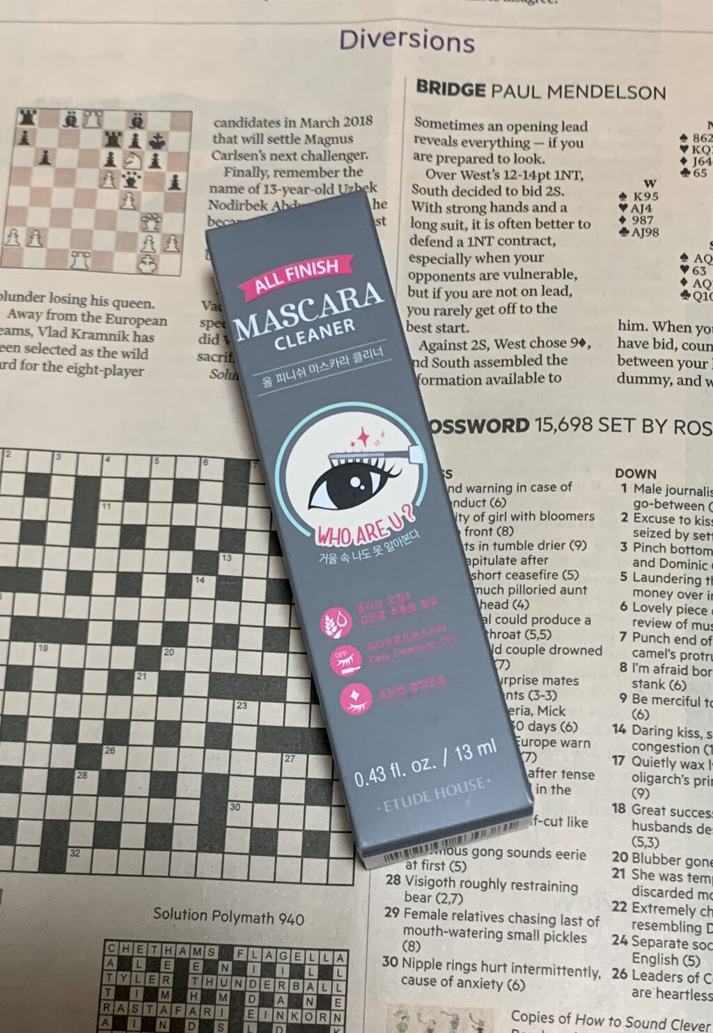 オールフィニッシュ マスカラクリーナー/ETUDE/ポイントメイクリムーバーを使ったクチコミ（1枚目）