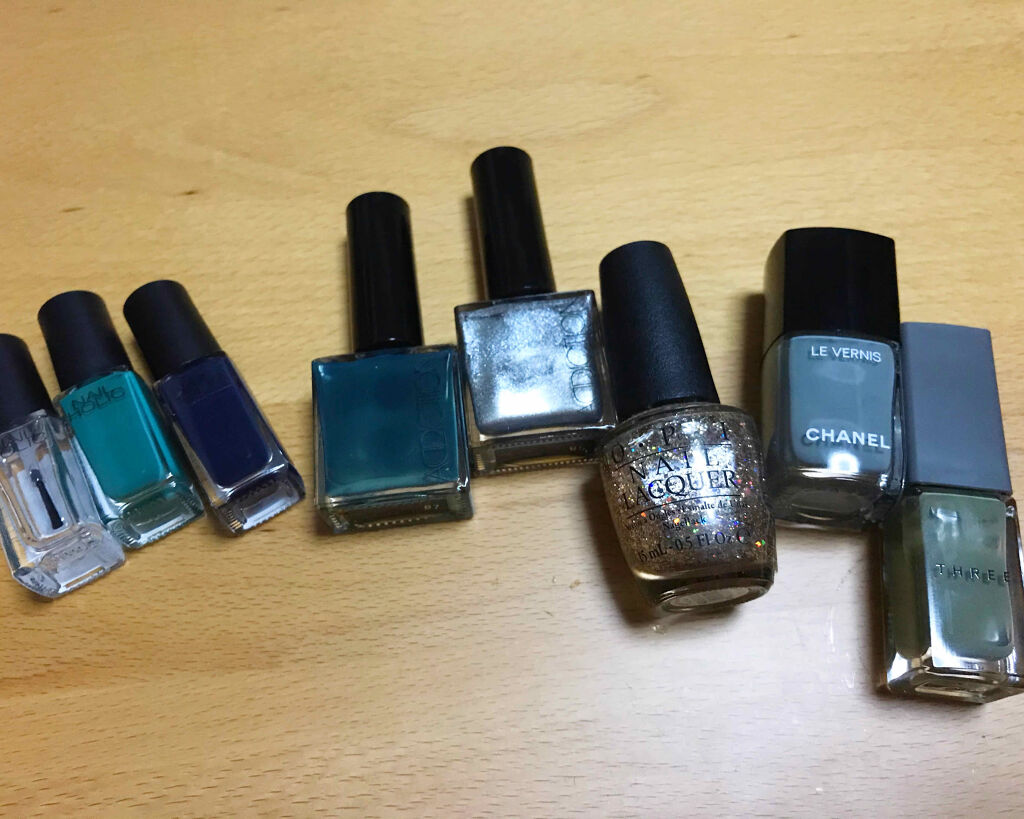 #addictionネイル,#chanelネイル,#threeネイル,#セルフネイル,#塗りかけネイル,#ショートネイルのネイルデザイン