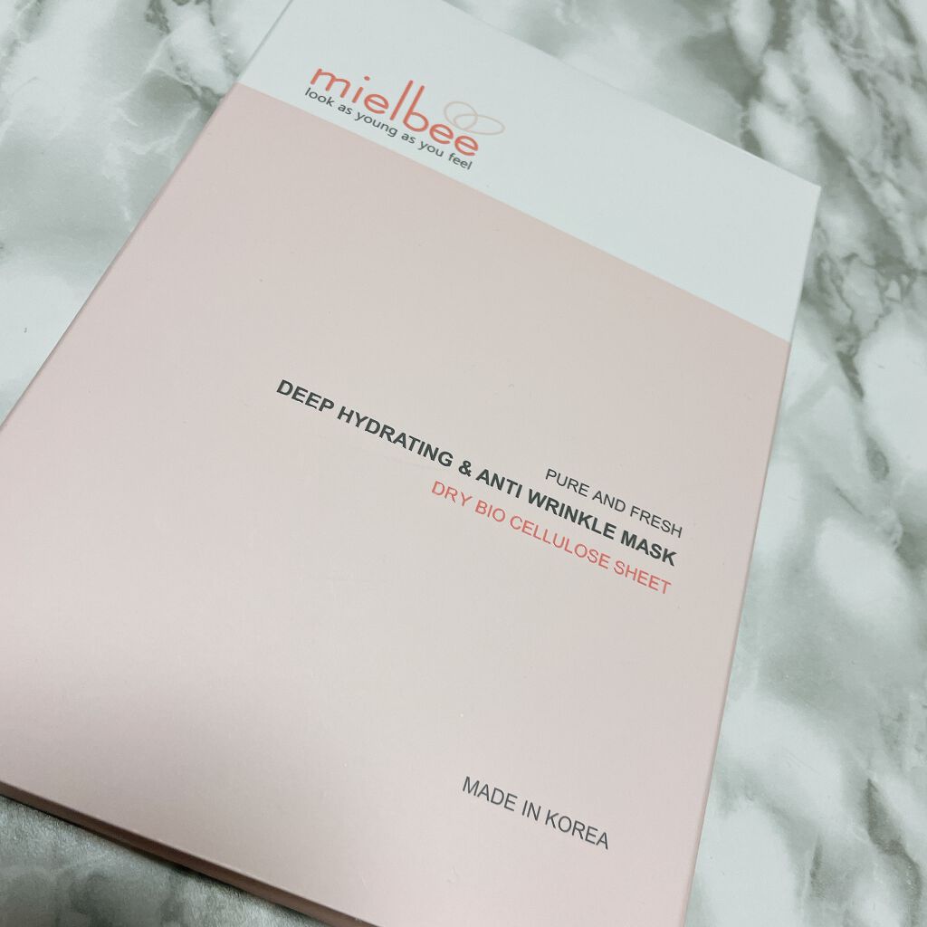 ディープハイドライティング&アンティーリンクルマスク/mielbee/シートマスク・パックを使ったクチコミ(1枚目)