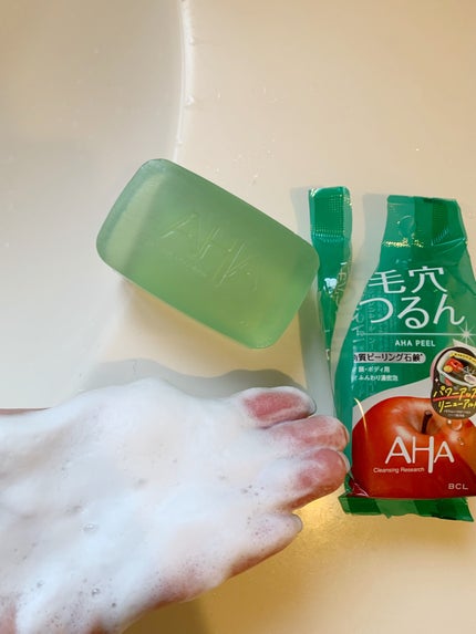 クレンジングリサーチ ソープ AHA&ピール/クレンジングリサーチ/洗顔石鹸を使ったクチコミ(5枚目)
