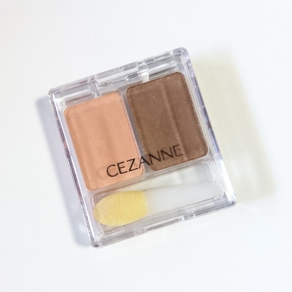 ツーカラー アイシャドウ ラメシリーズ/CEZANNE/アイシャドウパレットを使ったクチコミ(1枚目)