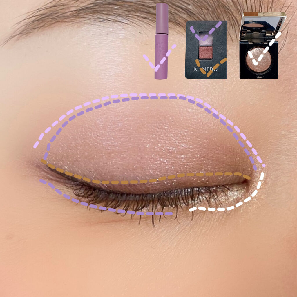 カネボウ アイカラーデュオ/KANEBO/アイシャドウパレットを使ったクチコミ（2枚目）