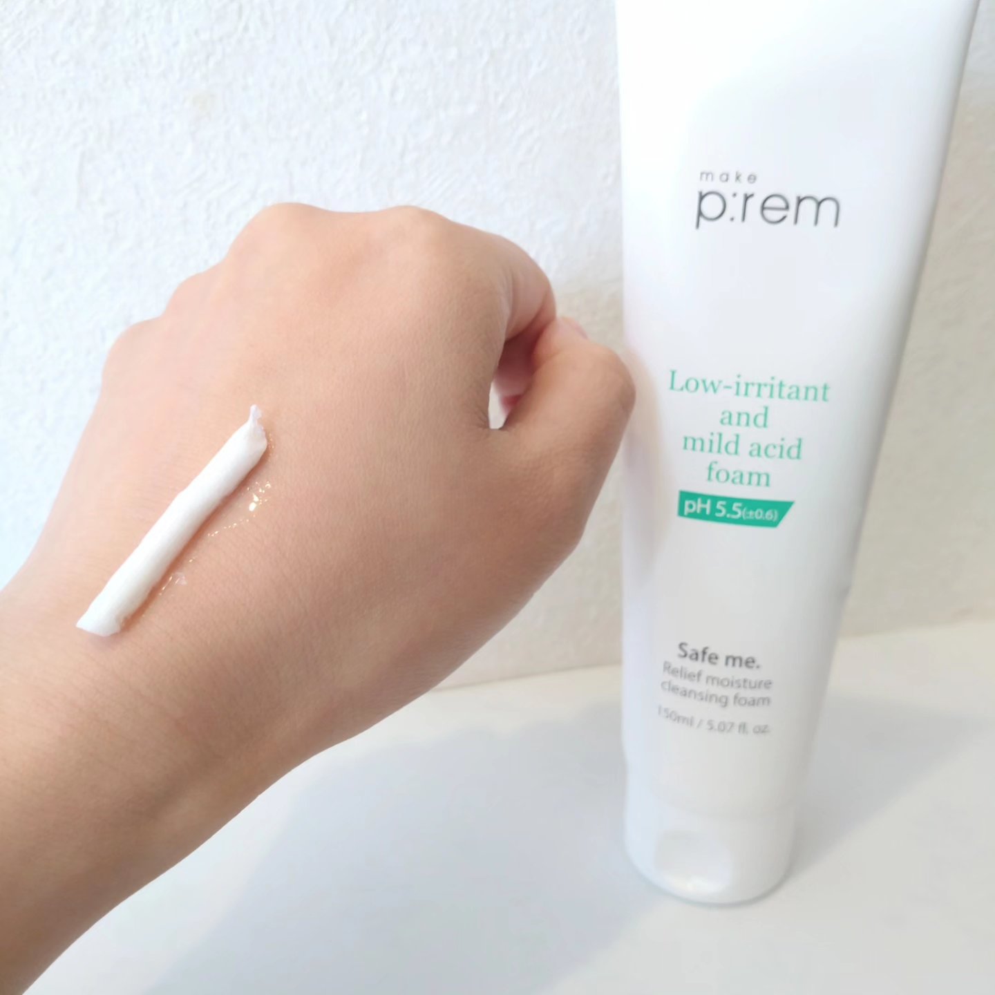 セーフミー リリーフモイスチャー クレンジングフォーム/make prem/洗顔フォームを使ったクチコミ（3枚目）