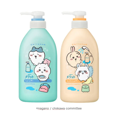 シャンプー／コンディショナー ちいかわデザインペアセット（440ml+440ml）