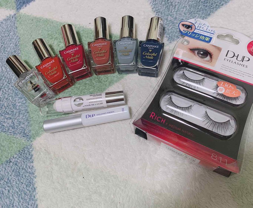 カラフルネイルズ/キャンメイク/マニキュアを使ったクチコミ（1枚目）