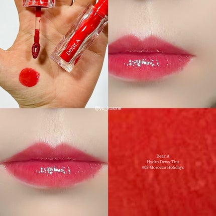 ハイドロデュイティント 03.モロッコホリデーズ/Dear.A/リップティントの画像
