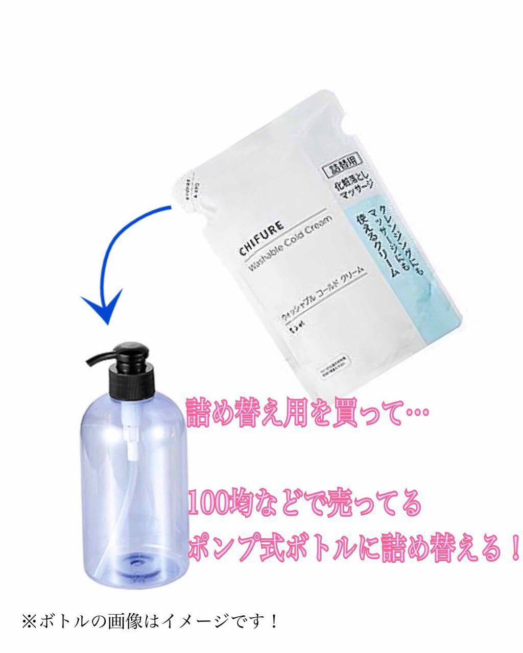 ウォッシャブル コールド クリーム/ちふれ/クレンジングクリームを使ったクチコミ（2枚目）