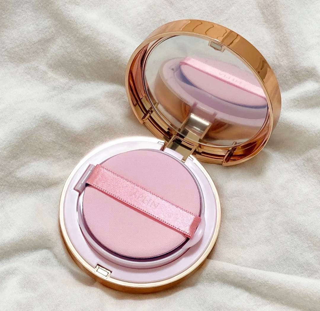 ピンクティーツリーカバーアップグロウクッション/APLIN/クッションファンデーションを使ったクチコミ(2枚目)