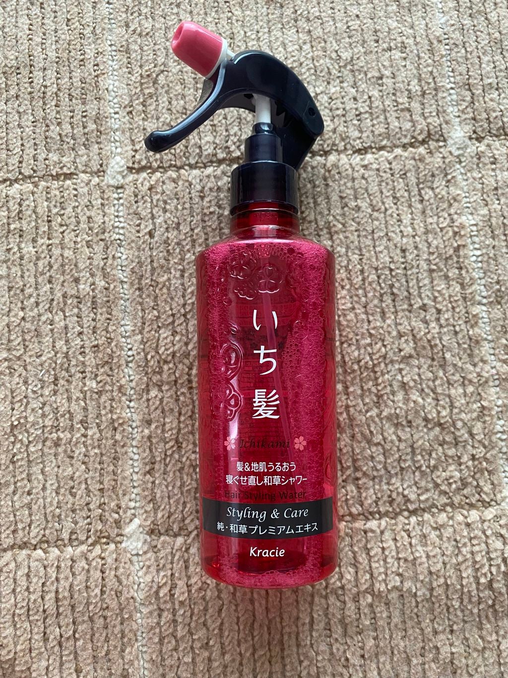髪&地肌うるおう寝ぐせ直し和草シャワー/いち髪/ヘアミストを使ったクチコミ(1枚目)