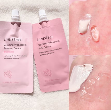 チェリーブロッサム ジェリークリーム N/innisfree/フェイスクリームを使ったクチコミ(2枚目)