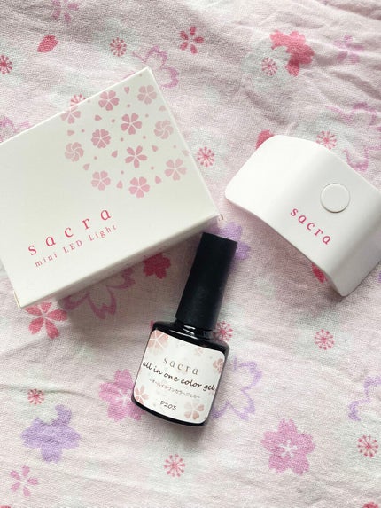 sacra  オールインワンカラージェル/sacra/ジェルネイルを使ったクチコミ(1枚目)