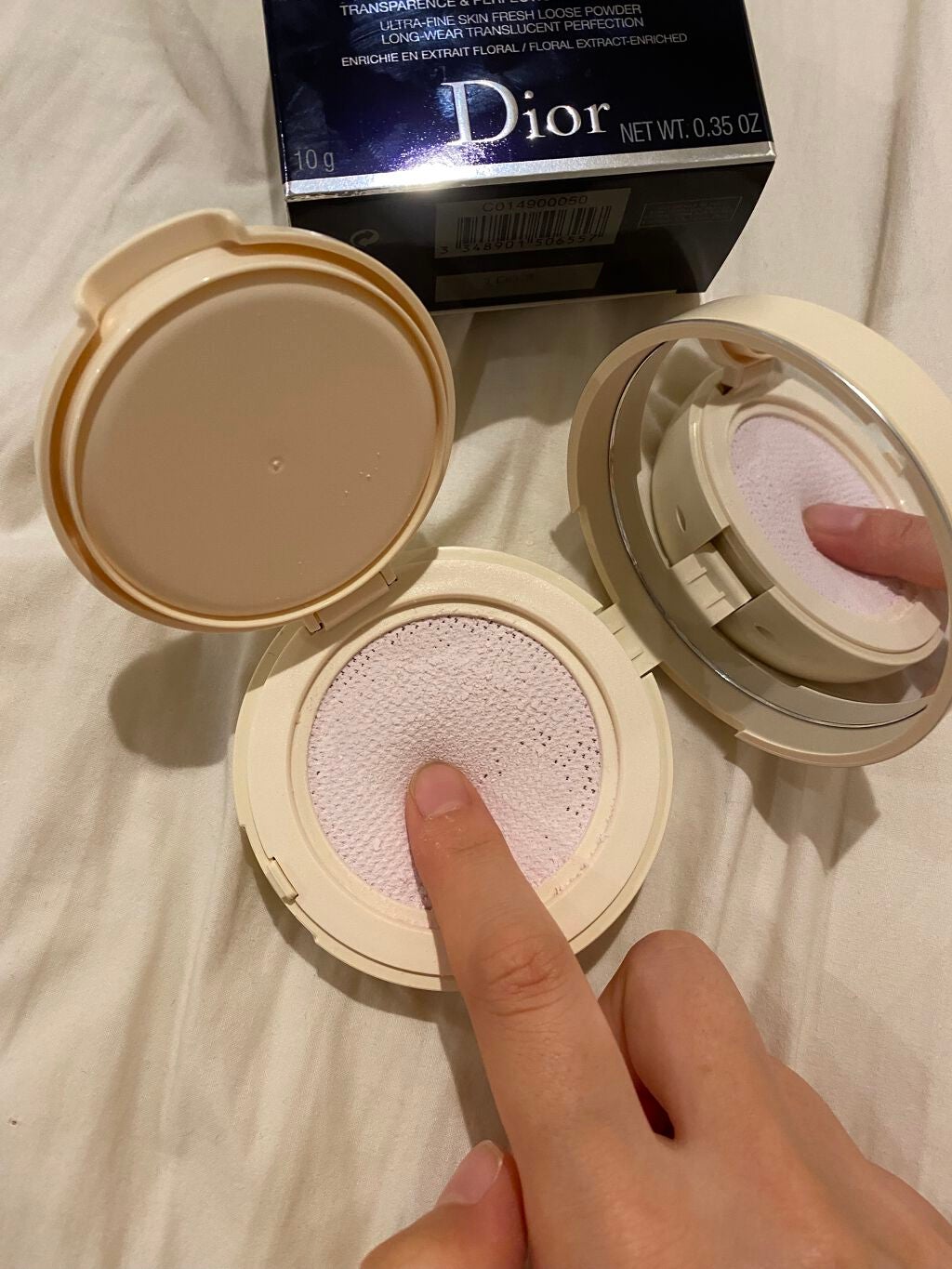 ディオールスキン フォーエヴァー クッション パウダー/Dior/ルースパウダーを使ったクチコミ(4枚目)