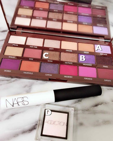 I Heart Revolution Violet Chocolate Palette/MAKEUP REVOLUTION/パウダーアイシャドウを使ったクチコミ（3枚目）