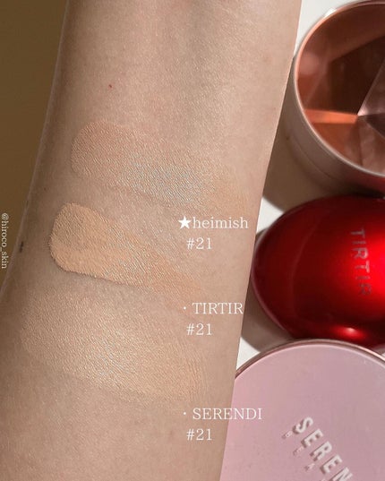 アートレス パーフェクト クッション/heimish/クッションファンデーションを使ったクチコミ(9枚目)