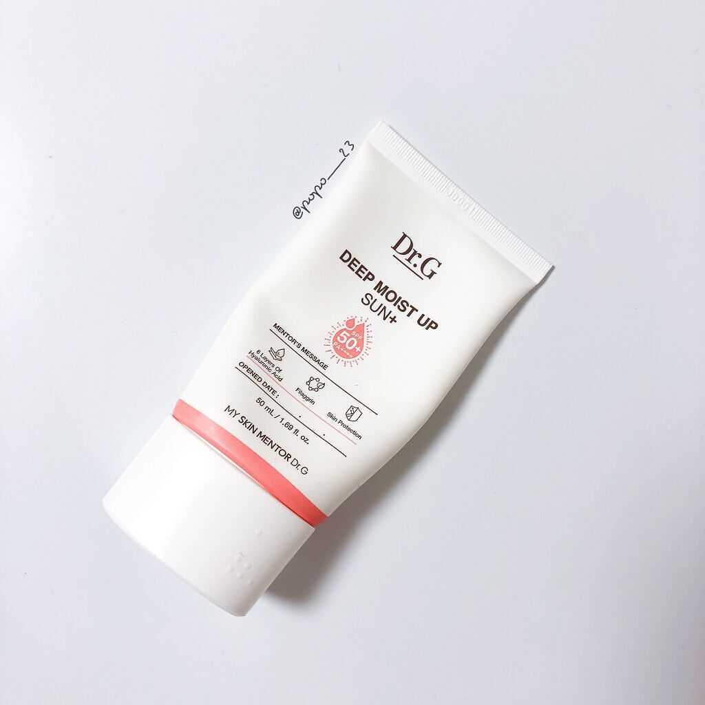 DEEP MOIST UP SUN/Dr.G/日焼け止めクリームを使ったクチコミ（1枚目）