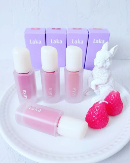 フラワーキャプチャーティント/Laka/口紅を使ったクチコミ(1枚目)