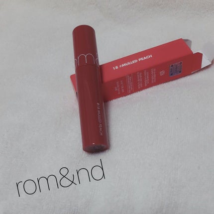 ジューシーラスティングティント/rom&nd/リップティントを使ったクチコミ(1枚目)