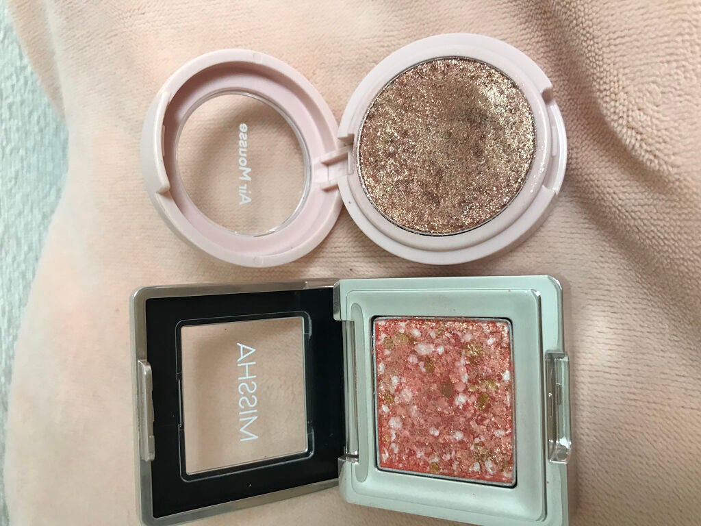 グリッタープリズム シャドウ/MISSHA/グリッターを使ったクチコミ(2枚目)