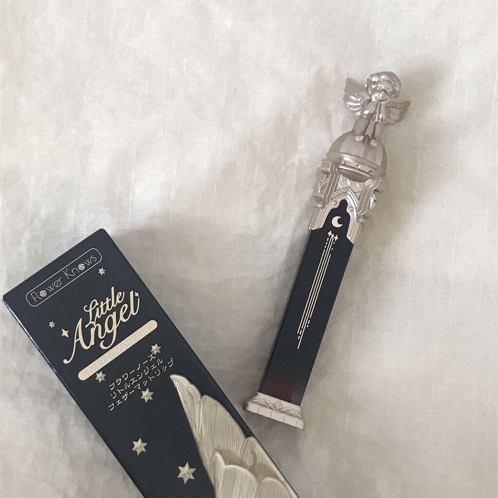 リトルエンジェルフェザーマットリップ B01レブルエンジェル/FlowerKnows/口紅を使ったクチコミ（3枚目）