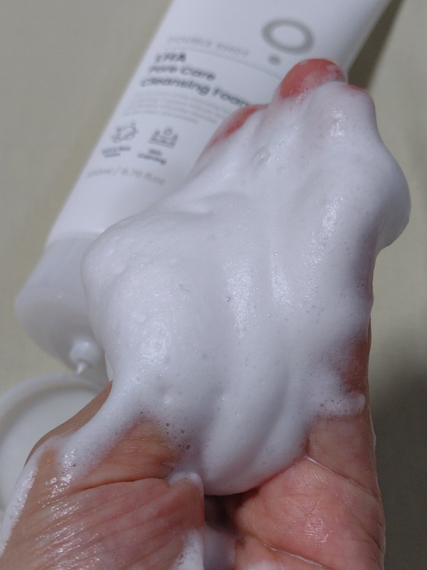 ダブルショットLHA毛穴ケアクレンジングフォーム /LUOKI/クレンジングクリームを使ったクチコミ(3枚目)