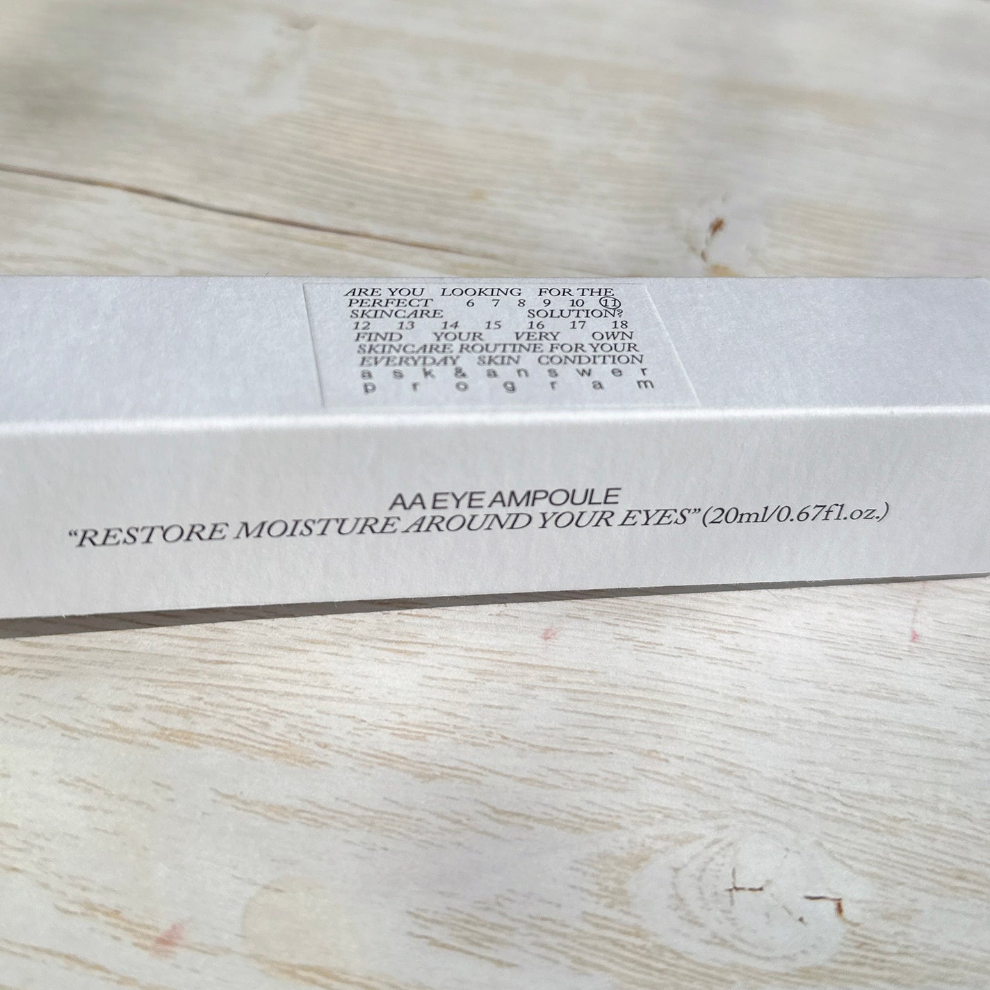 AA EYE AMPOULE/Shangpree/アイケア・アイクリームを使ったクチコミ(2枚目)