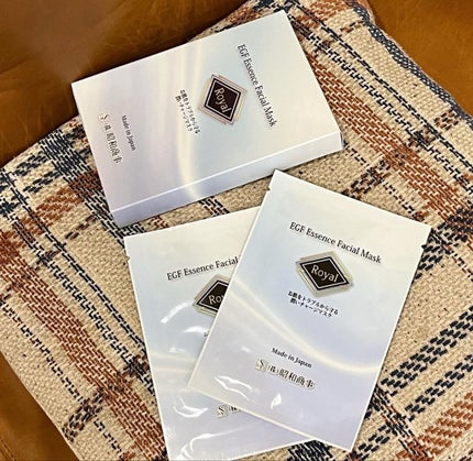 Royal Facial Mask ローヤル シートマスク トライアルセット 5枚/昭和商事/シートマスク・パックを使ったクチコミ(2枚目)