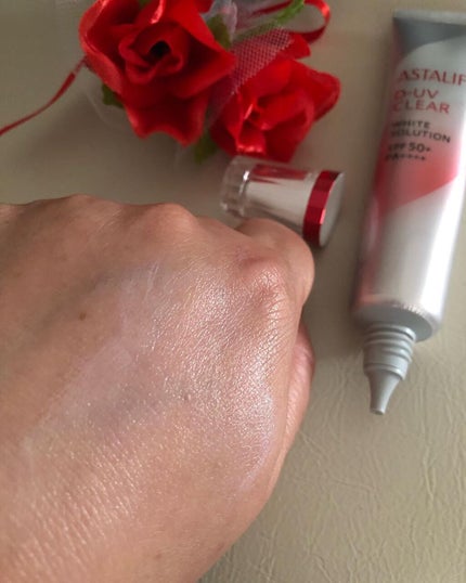 D-UVクリア ホワイトソリューション/アスタリフト/日焼け止めクリームを使ったクチコミ(5枚目)