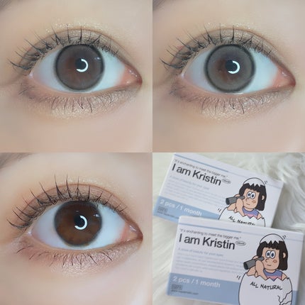 I am Kristin/Hapa kristin/1ヶ月(1MONTH)カラコンを使ったクチコミ(6枚目)