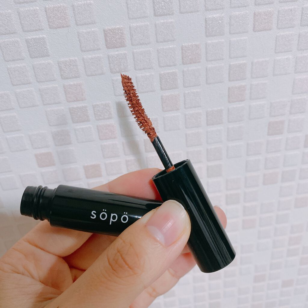 カラーマスカラ/sopo/マスカラを使ったクチコミ(1枚目)