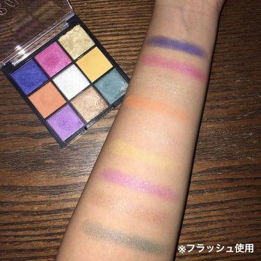 UR GLAM　BLOOMING EYE COLOR PALETTE/U R GLAM/パウダーアイシャドウを使ったクチコミ（4枚目）