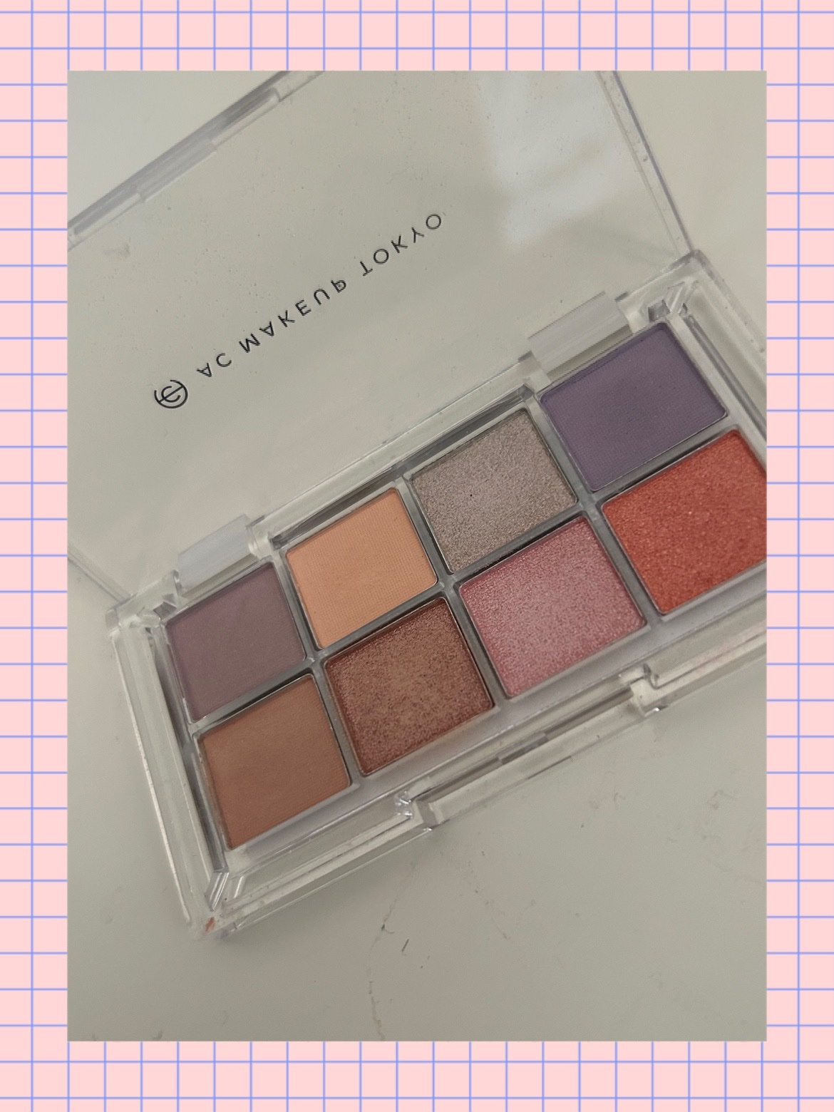 AC8カラーアイパレット/セリア/アイシャドウパレットを使ったクチコミ（1枚目）