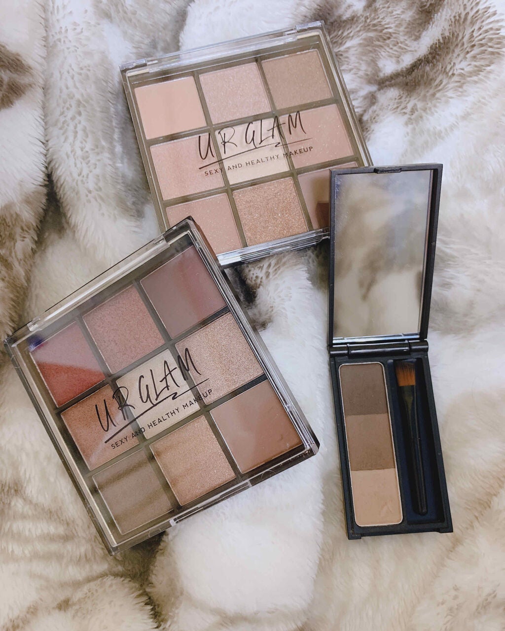 UR GLAM BLOOMING EYE COLOR PALETTE/U R GLAM/アイシャドウパレットを使ったクチコミ(2枚目)