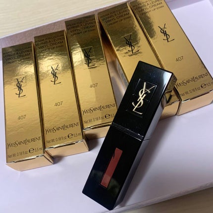 ルージュ ピュールクチュール ヴェルニ ヴィニルクリーム/YVES SAINT LAURENT BEAUTE/口紅を使ったクチコミ(1枚目)