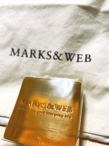 【使った商品】
MARKS&WEB　モイスチャーフェイスソープ マンダリン/バオバブ

【商品の特徴】
MARKS&WEBのモイスチャーフェイスソープです。
モイスチャーフェイスソープは通常の丸い石鹸で