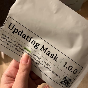 Updating Mask 1.0.0 Type R（肌トラブル）／rescue 1セット5枚入り/meol/シートマスク・パックを使ったクチコミ（1枚目）