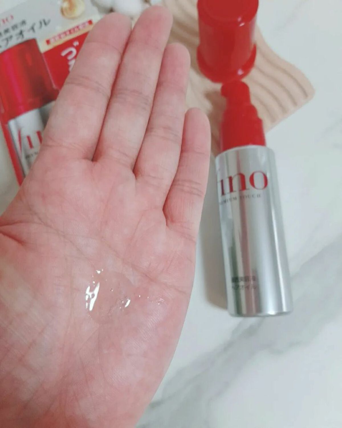 フィーノ　プレミアムタッチ　濃厚美容液ヘアオイル/フィーノ/ヘアオイルを使ったクチコミ（3枚目）